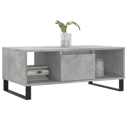 Couchtisch Betongrau 90x50x36,5 cm Holzwerkstoff - Pazzar.ch