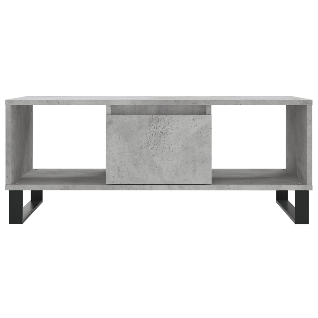 Couchtisch Betongrau 90x50x36,5 cm Holzwerkstoff - Pazzar.ch