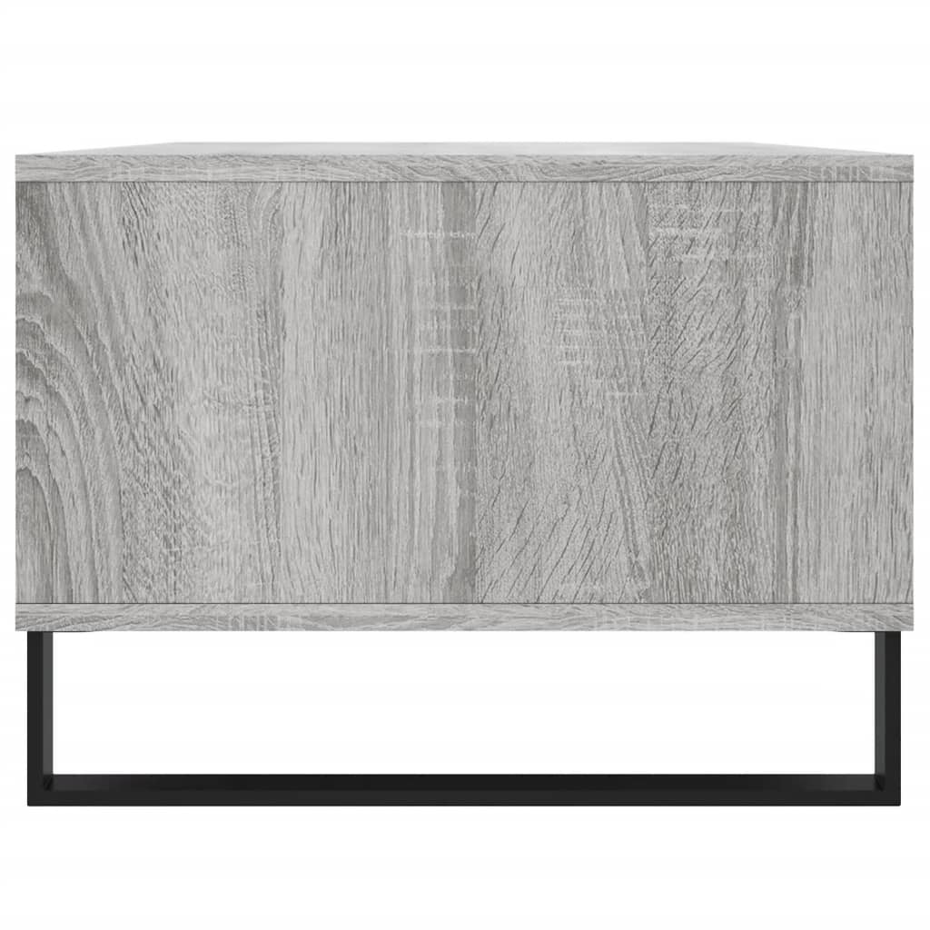 Couchtisch Grau Sonoma 90x50x36,5 cm Holzwerkstoff - Pazzar.ch
