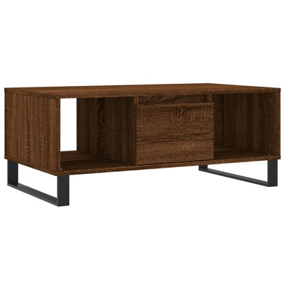 Couchtisch Braun Eichen-Optik 90x50x36,5 cm Holzwerkstoff - Pazzar.ch