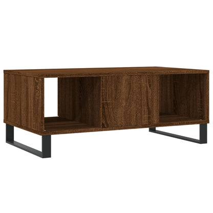Couchtisch Braun Eichen-Optik 90x50x36,5 cm Holzwerkstoff - Pazzar.ch