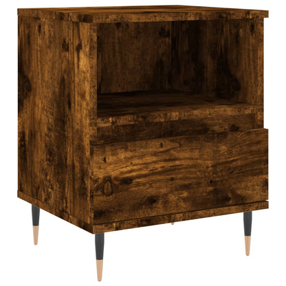 Nachttisch Räuchereiche 40x35x50 cm Holzwerkstoff - Pazzar.ch