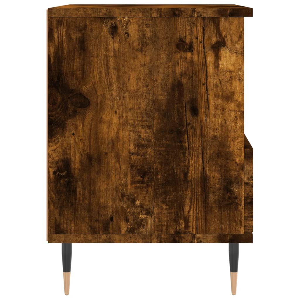 Nachttisch Räuchereiche 40x35x50 cm Holzwerkstoff - Pazzar.ch