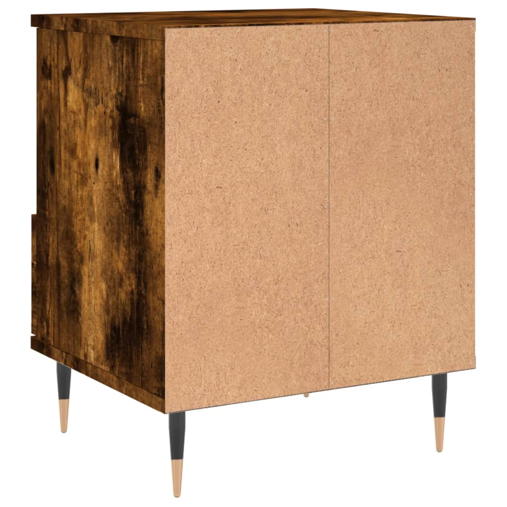 Nachttisch Räuchereiche 40x35x50 cm Holzwerkstoff - Pazzar.ch