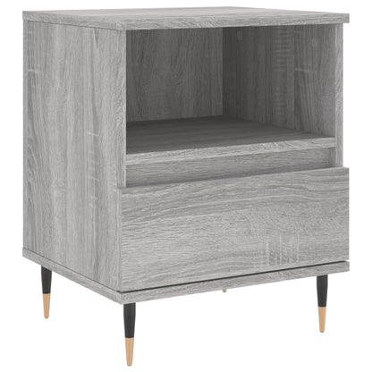 Nachttisch Grau Sonoma 40x35x50 cm Holzwerkstoff - Pazzar.ch