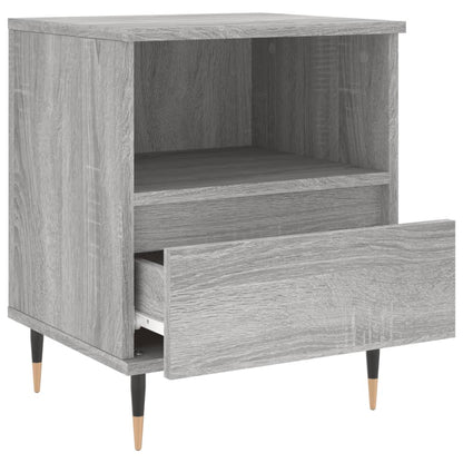 Nachttisch Grau Sonoma 40x35x50 cm Holzwerkstoff - Pazzar.ch
