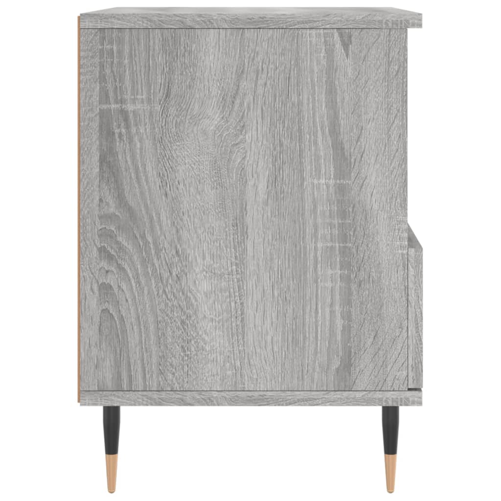 Nachttisch Grau Sonoma 40x35x50 cm Holzwerkstoff - Pazzar.ch