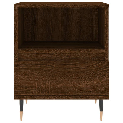 Nachttische 2 Stk. Braun Eichen-Optik 40x35x50 cm Holzwerkstoff - Pazzar.ch