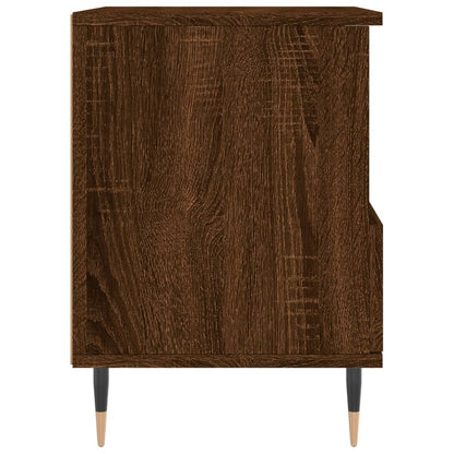 Nachttische 2 Stk. Braun Eichen-Optik 40x35x50 cm Holzwerkstoff - Pazzar.ch