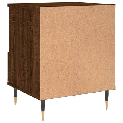 Nachttische 2 Stk. Braun Eichen-Optik 40x35x50 cm Holzwerkstoff - Pazzar.ch