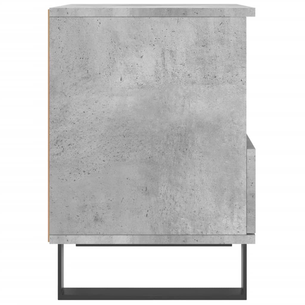 Nachttische 2 Stk. Betongrau 40x35x50 cm Holzwerkstoff - Pazzar.ch