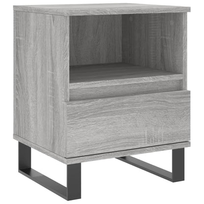 Nachttisch Grau Sonoma 40x35x50 cm Holzwerkstoff - Pazzar.ch