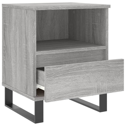 Nachttisch Grau Sonoma 40x35x50 cm Holzwerkstoff - Pazzar.ch