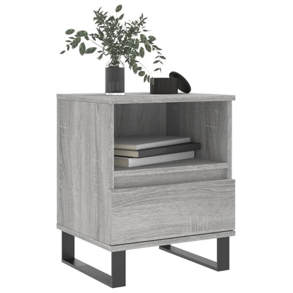 Nachttische 2 Stk. Grau Sonoma 40x35x50 cm Holzwerkstoff - Pazzar.ch
