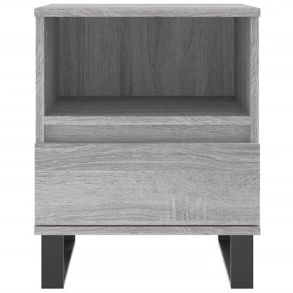 Nachttische 2 Stk. Grau Sonoma 40x35x50 cm Holzwerkstoff - Pazzar.ch
