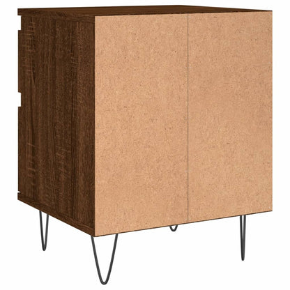 Nachttische 2 Stk. Braun Eichen-Optik 40x35x50 cm Holzwerkstoff - Pazzar.ch