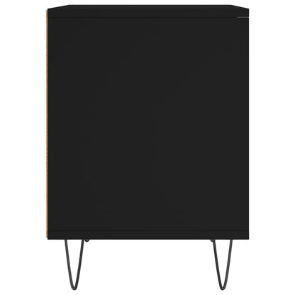 Nachttische 2 Stk. Schwarz 40x35x50 cm Holzwerkstoff - Pazzar.ch