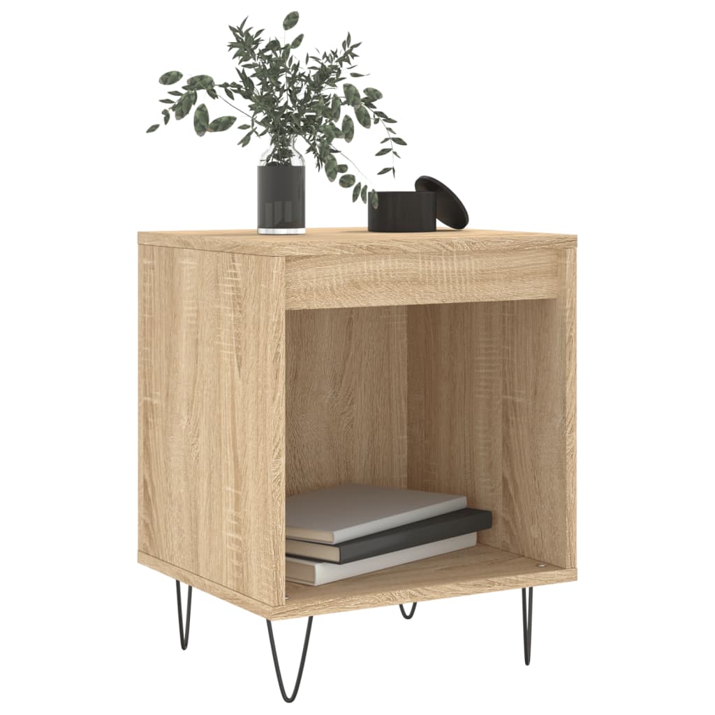 Nachttische 2 Stk. Sonoma-Eiche 40x35x50 cm Holzwerkstoff - Pazzar.ch