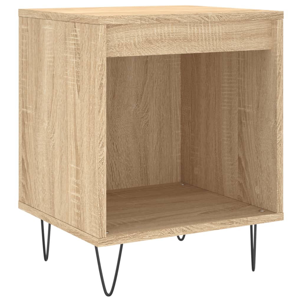 Nachttische 2 Stk. Sonoma-Eiche 40x35x50 cm Holzwerkstoff - Pazzar.ch