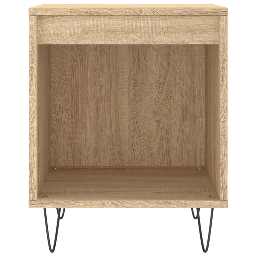 Nachttische 2 Stk. Sonoma-Eiche 40x35x50 cm Holzwerkstoff - Pazzar.ch