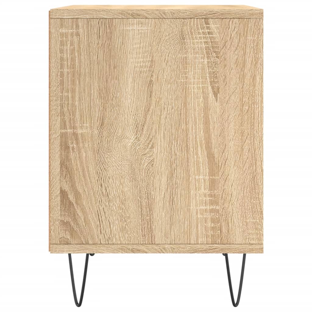 Nachttische 2 Stk. Sonoma-Eiche 40x35x50 cm Holzwerkstoff - Pazzar.ch