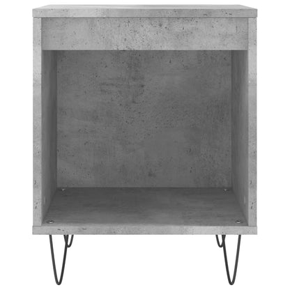 Nachttische 2 Stk. Betongrau 40x35x50 cm Holzwerkstoff - Pazzar.ch