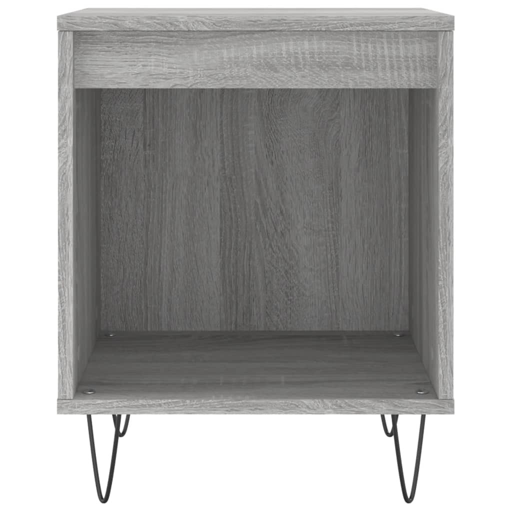 Nachttisch Grau Sonoma 40x35x50 cm Holzwerkstoff - Pazzar.ch