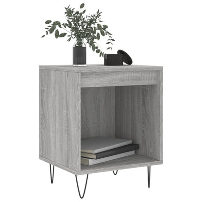 Nachttische 2 Stk. Grau Sonoma 40x35x50 cm Holzwerkstoff - Pazzar.ch