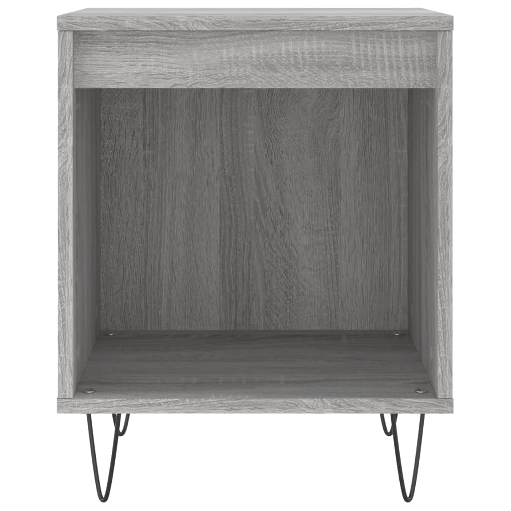 Nachttische 2 Stk. Grau Sonoma 40x35x50 cm Holzwerkstoff - Pazzar.ch