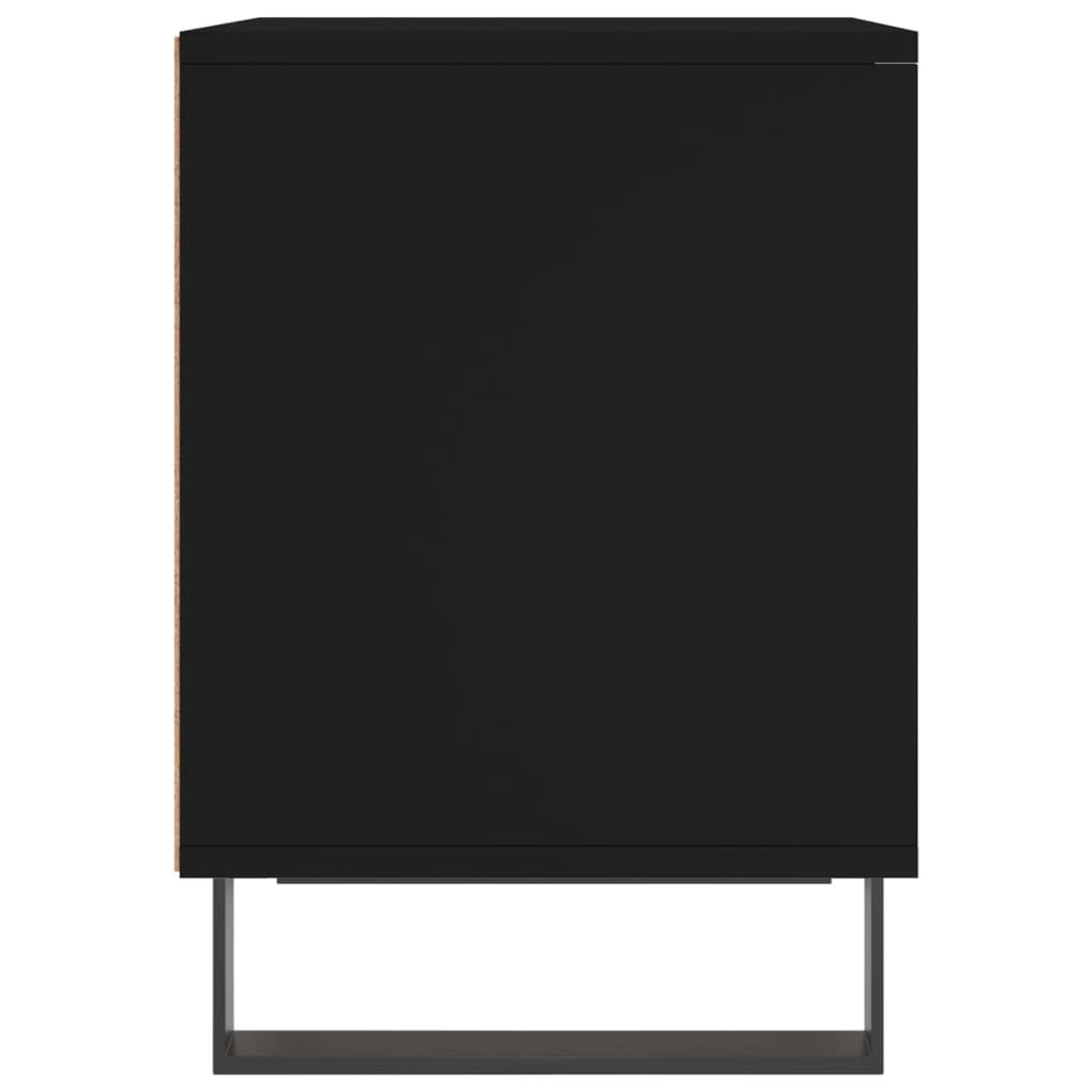 Nachttische 2 Stk. Schwarz 40x35x50 cm Holzwerkstoff - Pazzar.ch