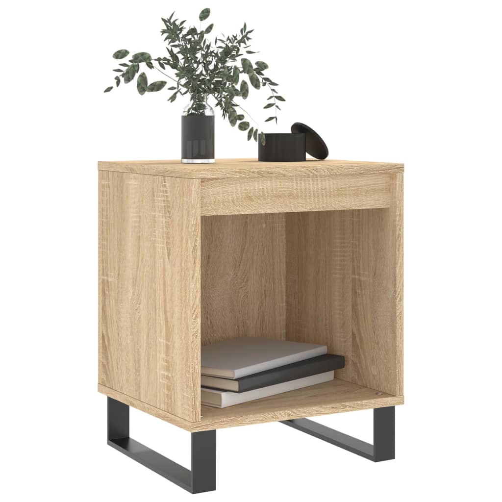 Nachttische 2 Stk. Sonoma-Eiche 40x35x50 cm Holzwerkstoff - Pazzar.ch