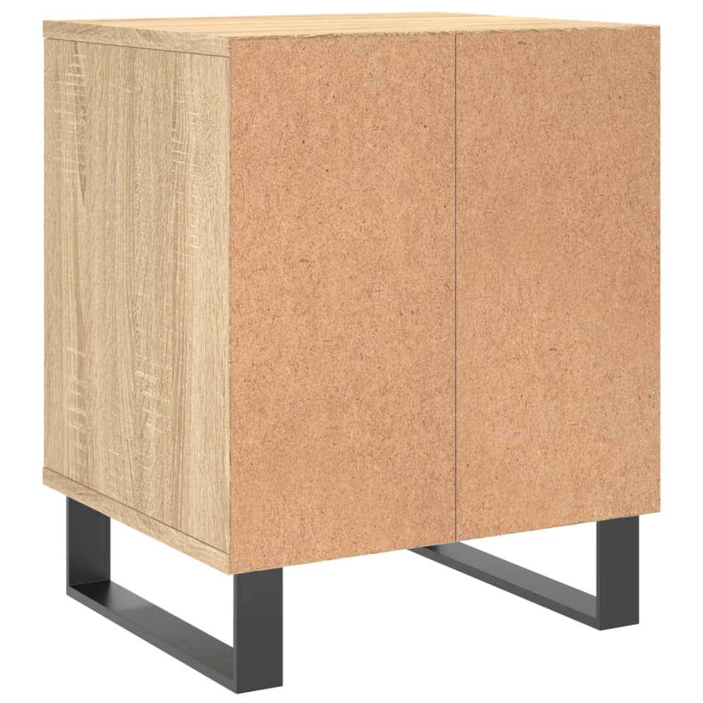 Nachttische 2 Stk. Sonoma-Eiche 40x35x50 cm Holzwerkstoff - Pazzar.ch