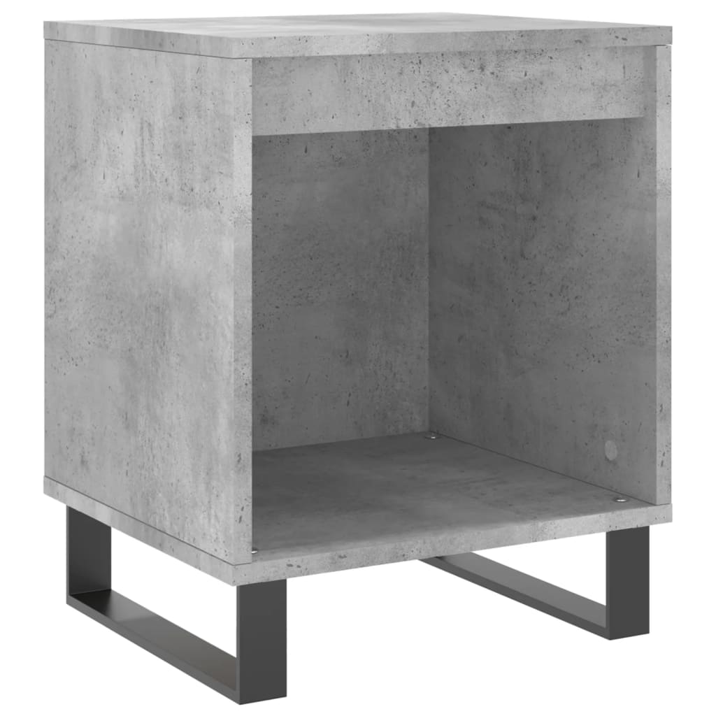 Nachttische 2 Stk. Betongrau 40x35x50 cm Holzwerkstoff - Pazzar.ch