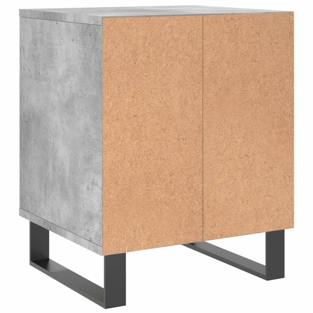 Nachttische 2 Stk. Betongrau 40x35x50 cm Holzwerkstoff - Pazzar.ch