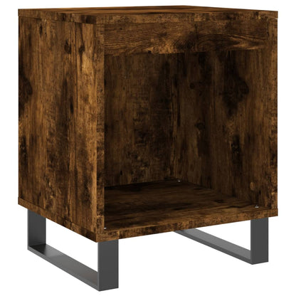 Nachttische 2 Stk. Räuchereiche 40x35x50 cm Holzwerkstoff - Pazzar.ch