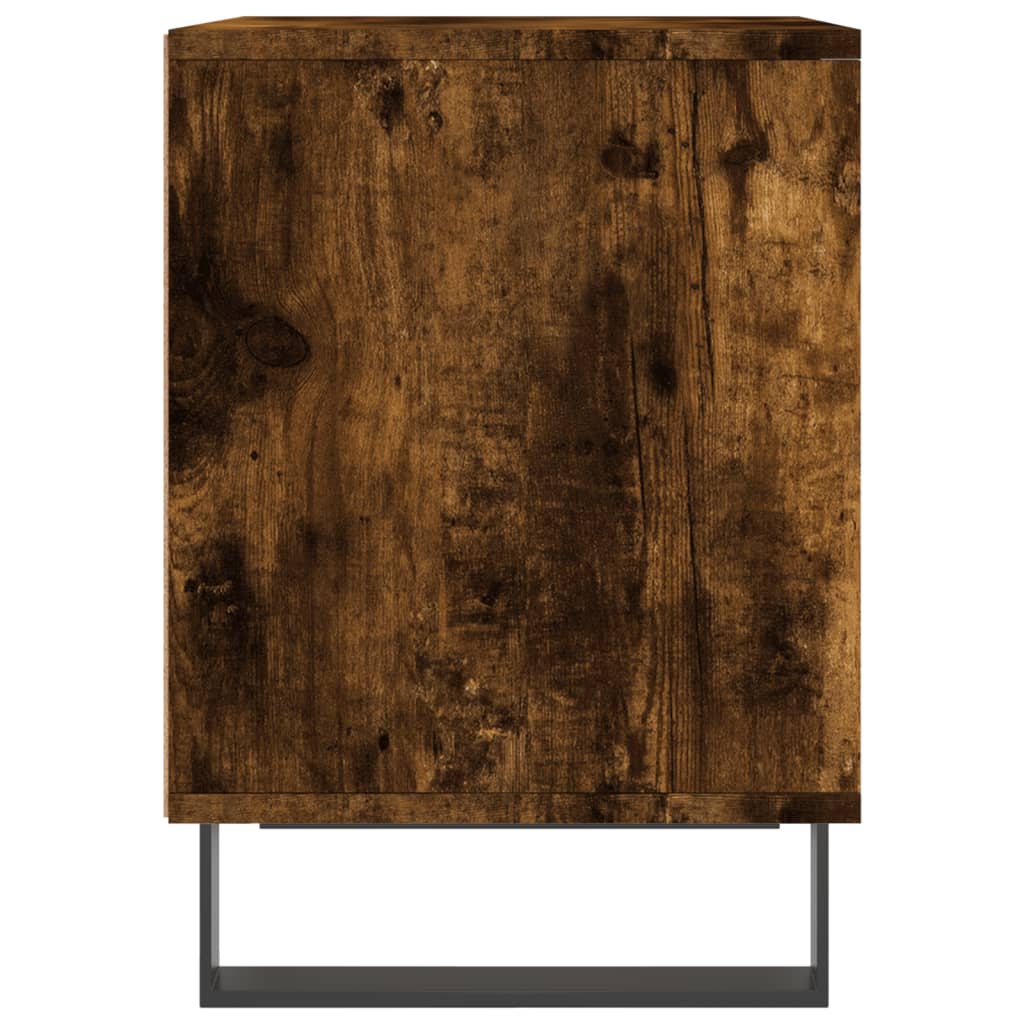 Nachttische 2 Stk. Räuchereiche 40x35x50 cm Holzwerkstoff - Pazzar.ch
