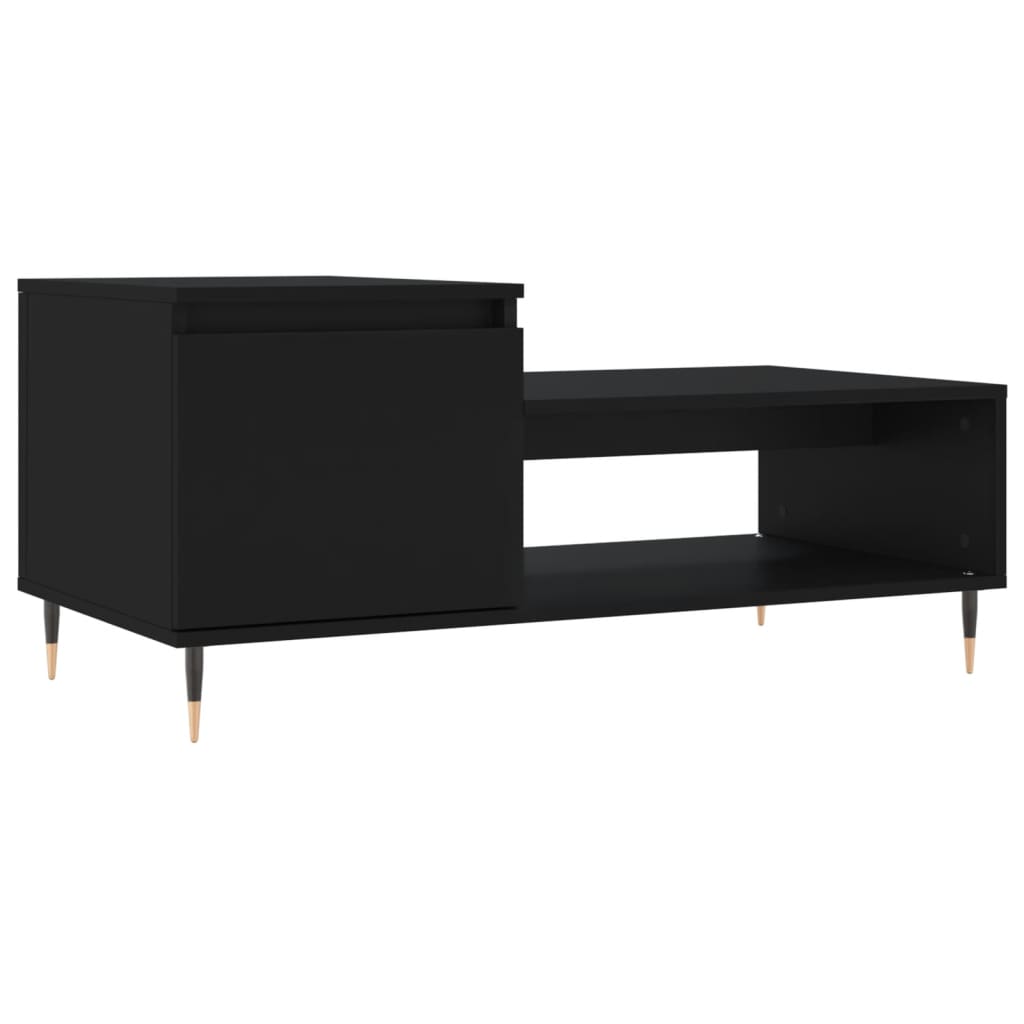 Couchtisch Schwarz 100x50x45 cm Holzwerkstoff - Pazzar.ch