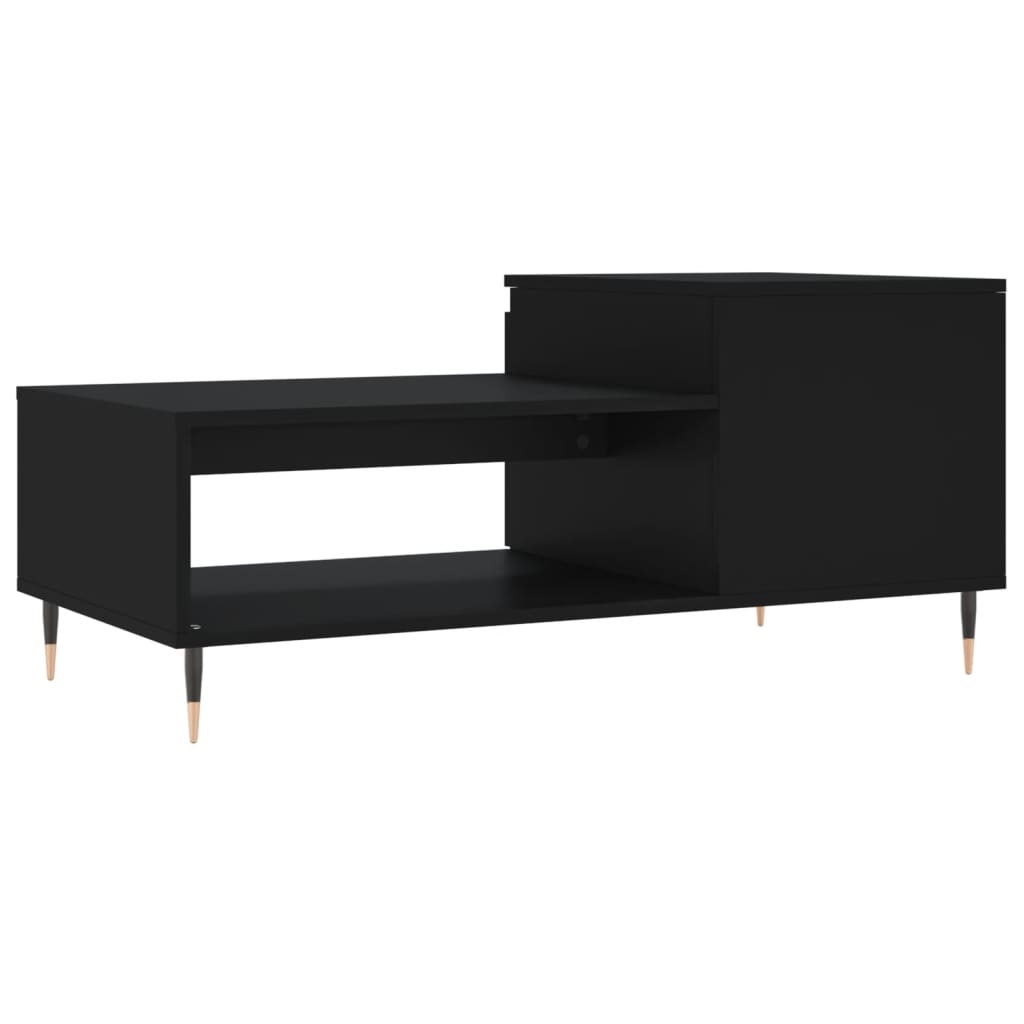Couchtisch Schwarz 100x50x45 cm Holzwerkstoff - Pazzar.ch