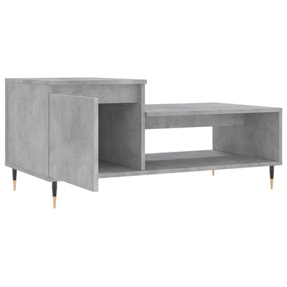 Couchtisch Betongrau 100x50x45 cm Holzwerkstoff - Pazzar.ch