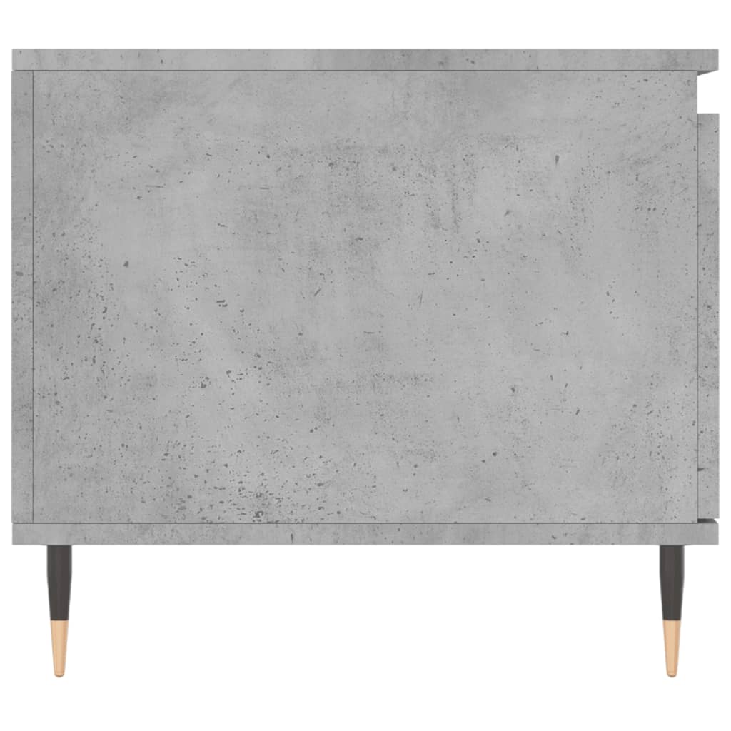 Couchtisch Betongrau 100x50x45 cm Holzwerkstoff - Pazzar.ch