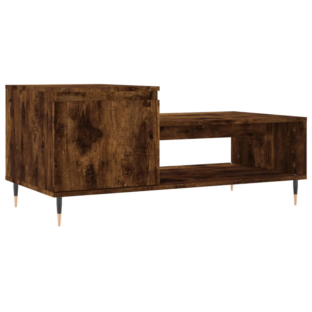 Couchtisch Räuchereiche 100x50x45 cm Holzwerkstoff - Pazzar.ch