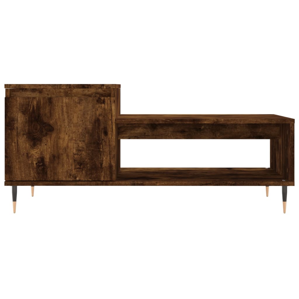 Couchtisch Räuchereiche 100x50x45 cm Holzwerkstoff - Pazzar.ch