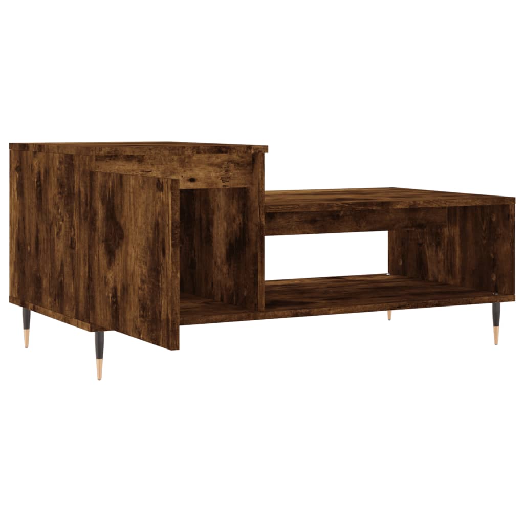 Couchtisch Räuchereiche 100x50x45 cm Holzwerkstoff - Pazzar.ch