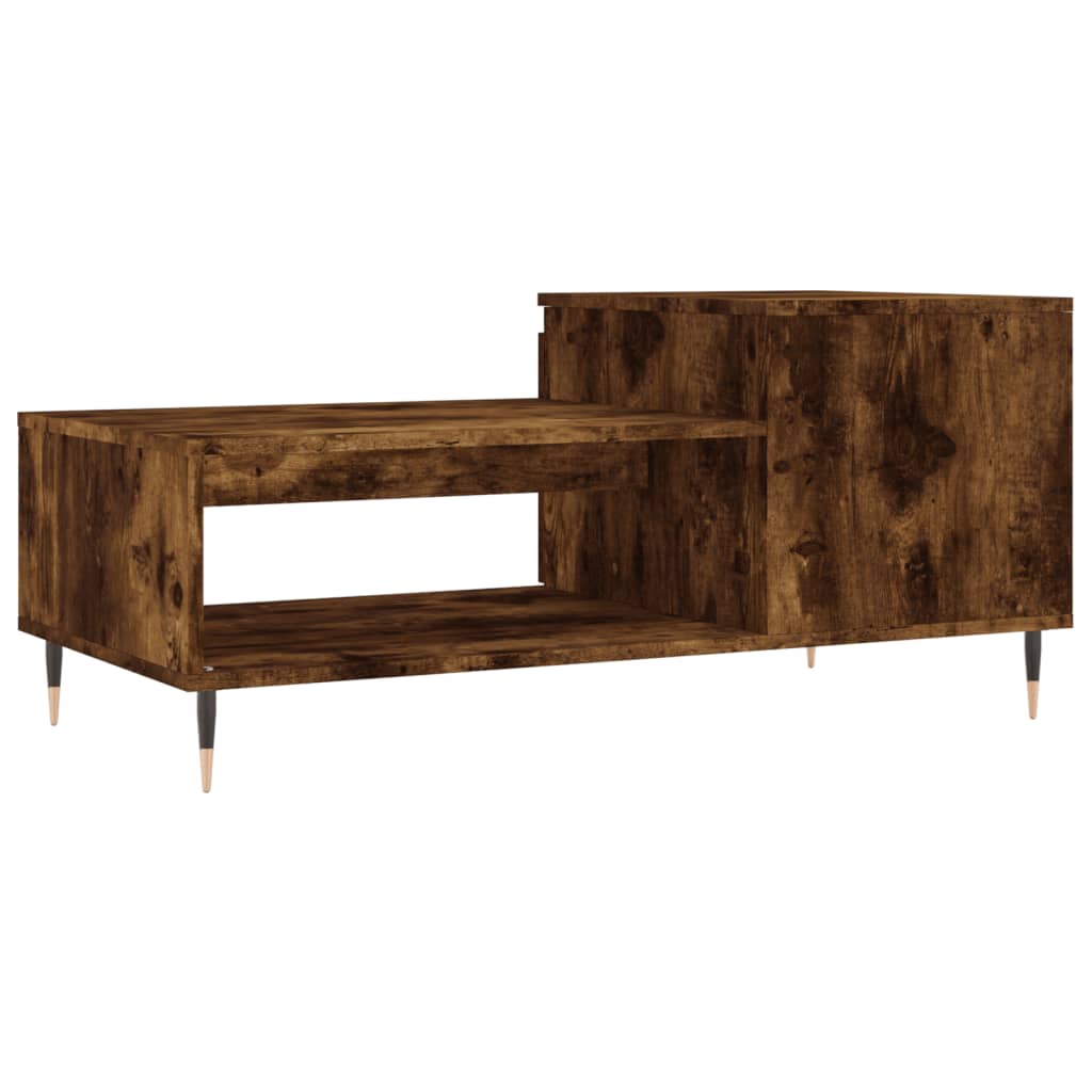 Couchtisch Räuchereiche 100x50x45 cm Holzwerkstoff - Pazzar.ch