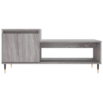 Couchtisch Grau Sonoma 100x50x45 cm Holzwerkstoff - Pazzar.ch