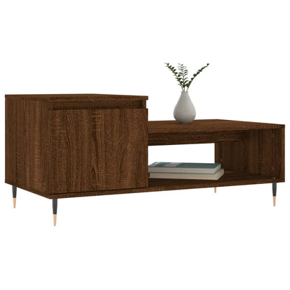 Couchtisch Braun Eichen-Optik 100x50x45 cm Holzwerkstoff - Pazzar.ch