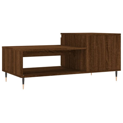 Couchtisch Braun Eichen-Optik 100x50x45 cm Holzwerkstoff - Pazzar.ch