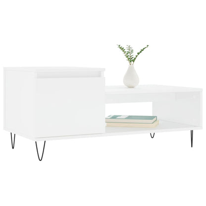 Couchtisch Weiß 100x50x45 cm Holzwerkstoff - Pazzar.ch