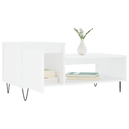 Couchtisch Weiß 100x50x45 cm Holzwerkstoff - Pazzar.ch