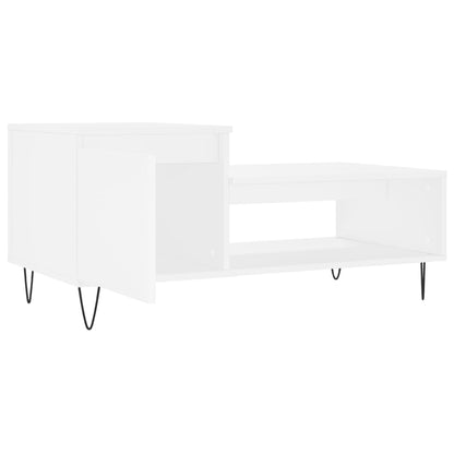 Couchtisch Weiß 100x50x45 cm Holzwerkstoff - Pazzar.ch